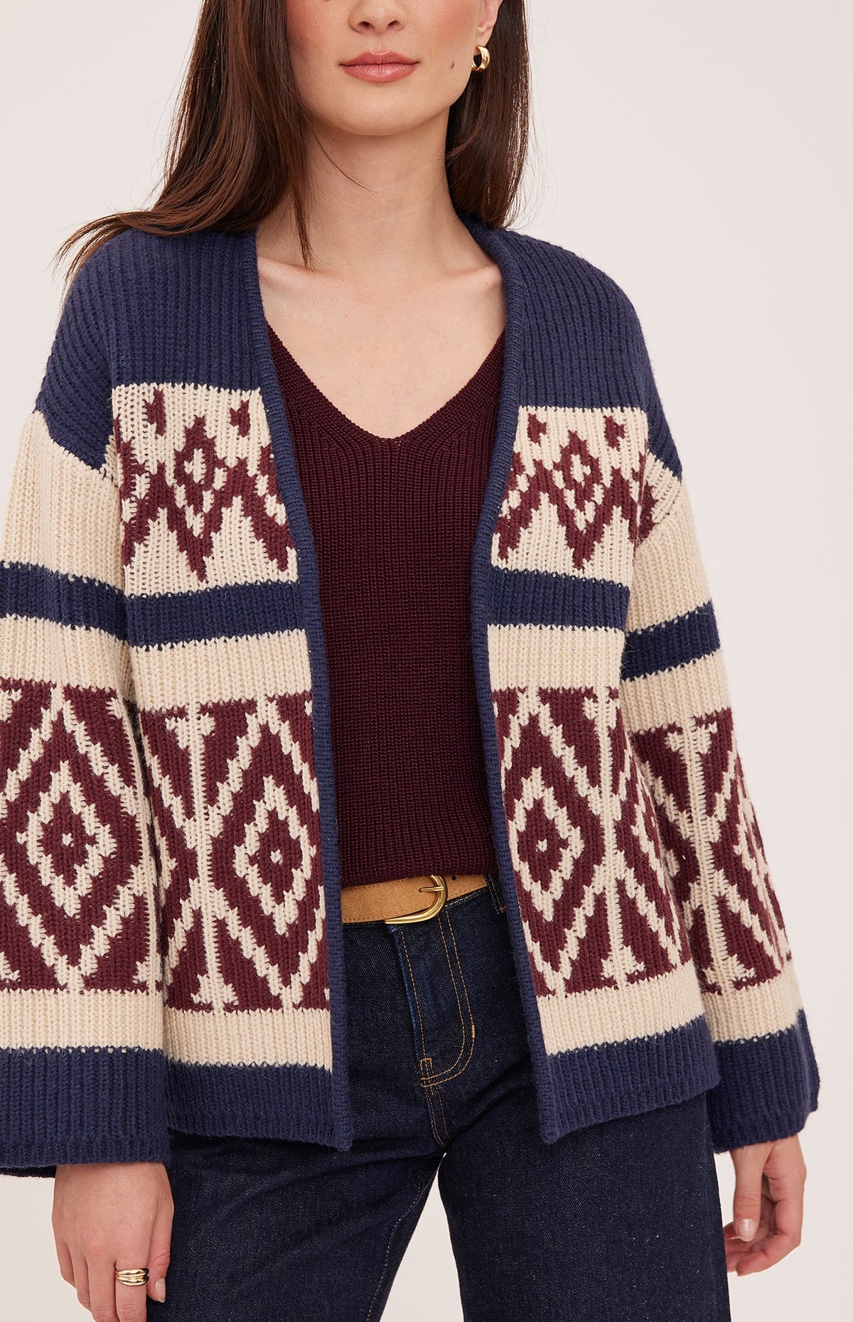 Dorian Cardigan- Navy