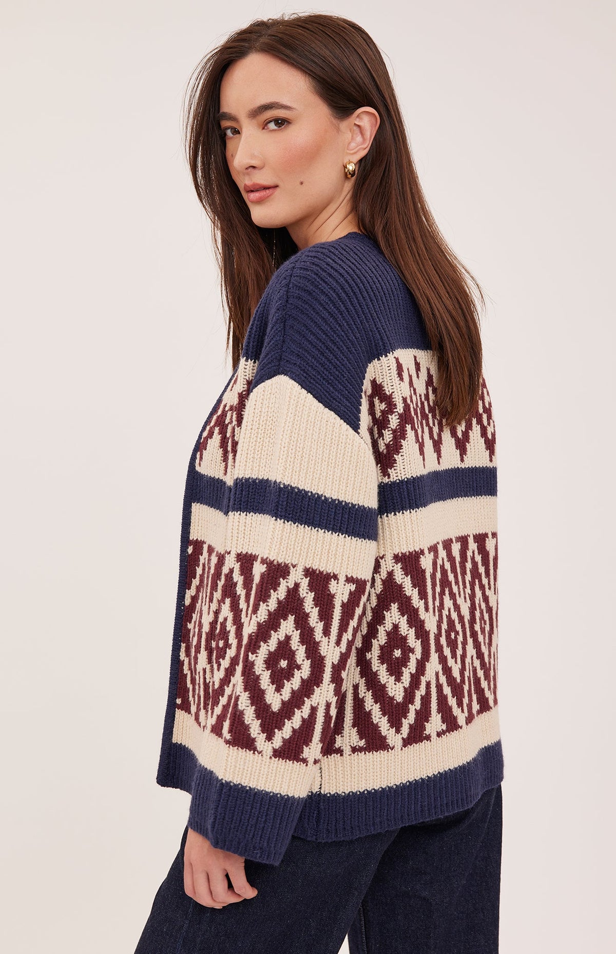 Dorian Cardigan- Navy