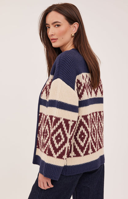 Dorian Cardigan- Navy