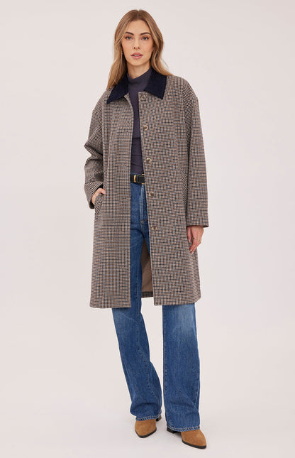 Millie Jacket- Navy Tweed