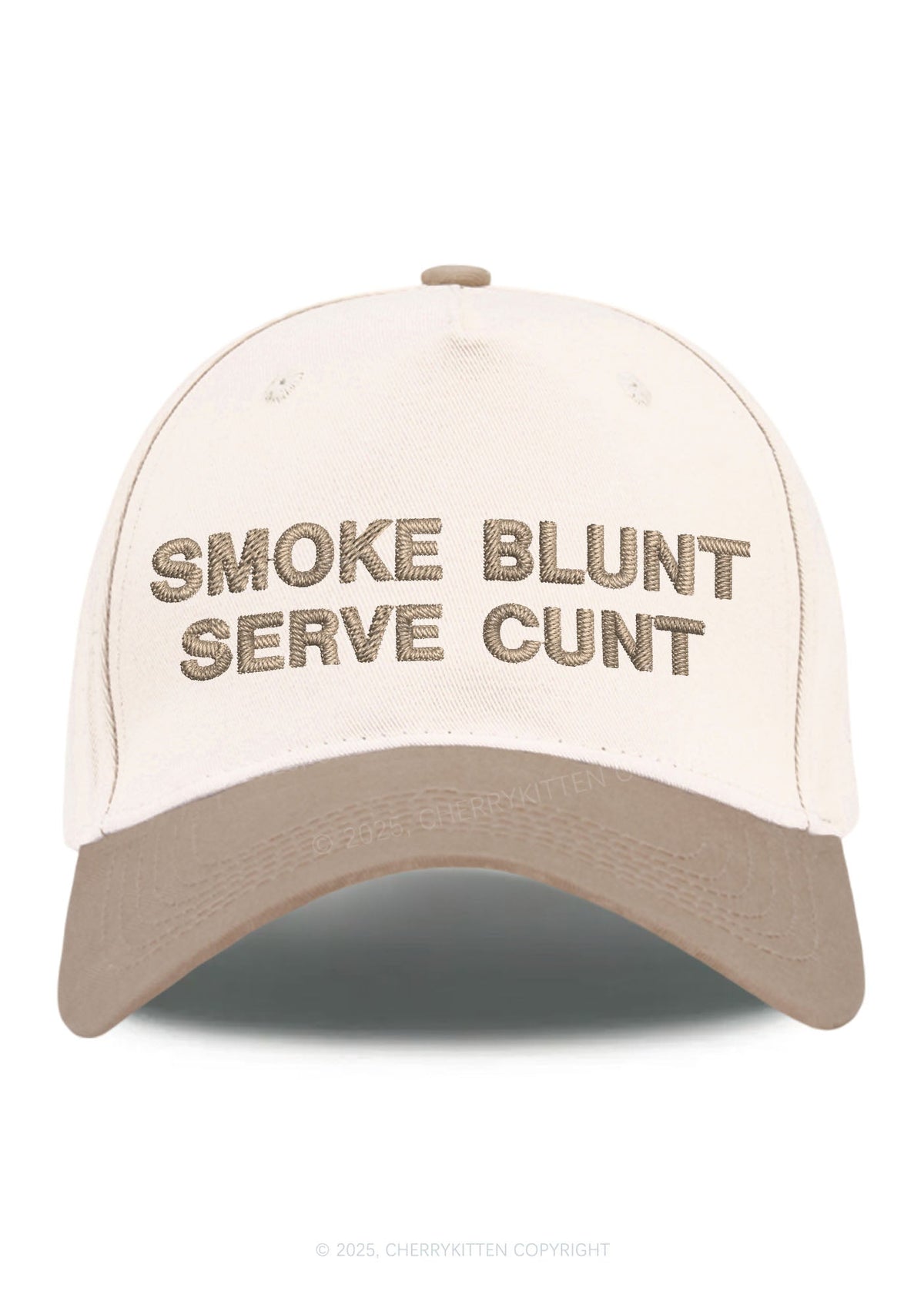 Smoke Blunt Y2K Color Block Baseball Cap Cherrykitten