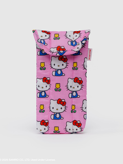 Puffy Glasses Sleeve: Hello Kitty Pink