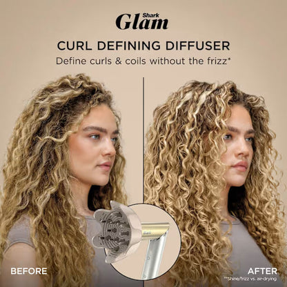 Shark Glam Straight, Waves & Curls Multi-styler – Gold - HD6052SUK