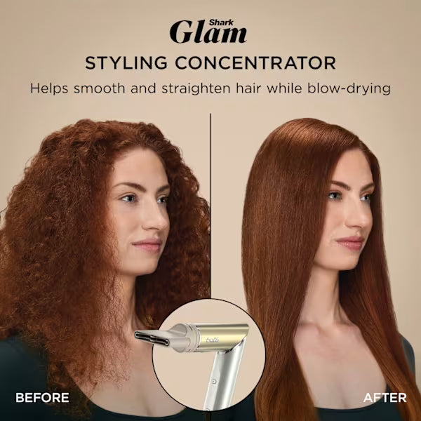 Shark Glam Straight, Waves & Curls Multi-styler – Gold - HD6052SUK