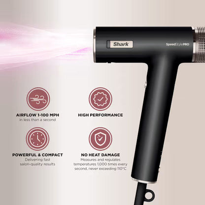 Shark SpeedStyle Pro High-Velocity Hair Dryer System - HD701UK