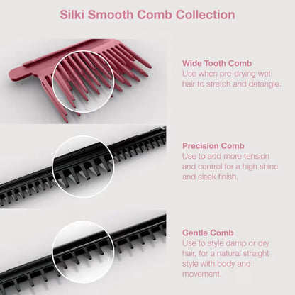 Shark SilkiPro Straight Hair Straightener + Dryer – Rose Petal - HT401UKPK