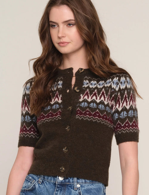 Positano Cardigan - Olive