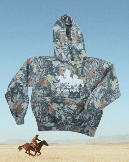 "Horsepower" Hoodie in Camo