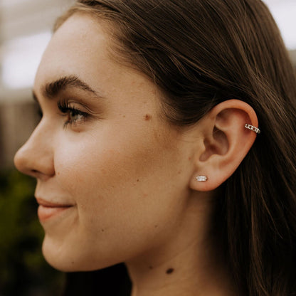 Sophie Baguette Diamond Ear Cuff