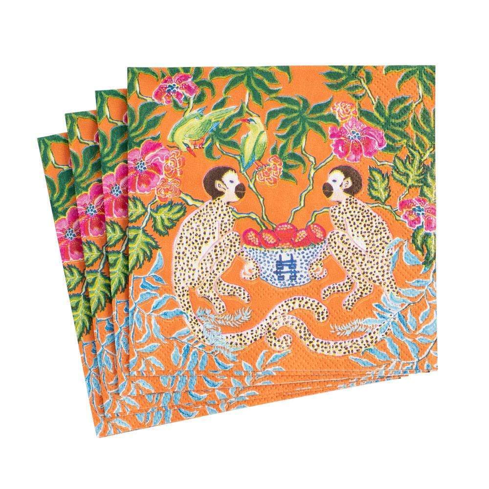 Monkey Cocktail Napkins-20ct