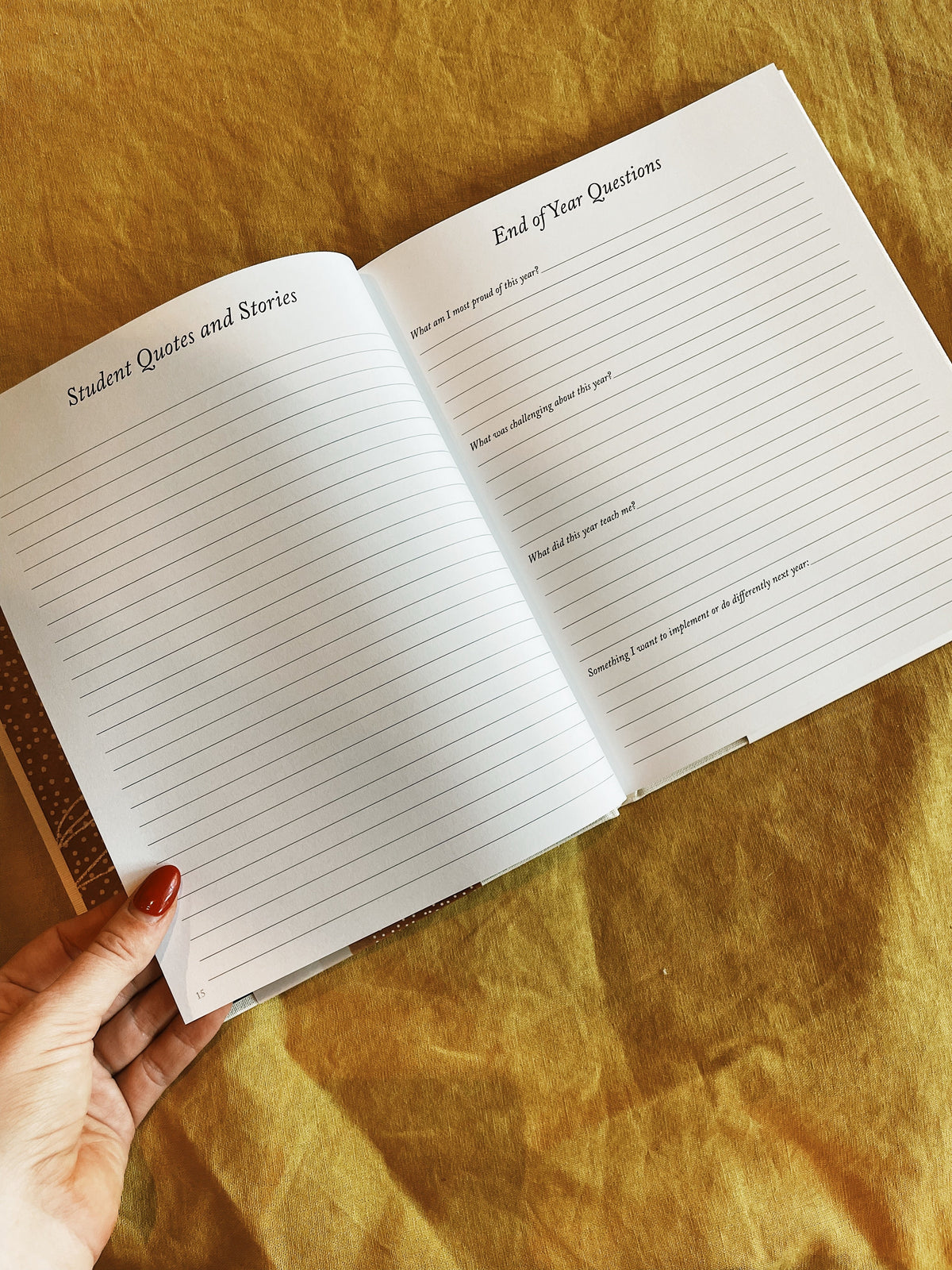 Duncan & Stone: Teacher Memory Book