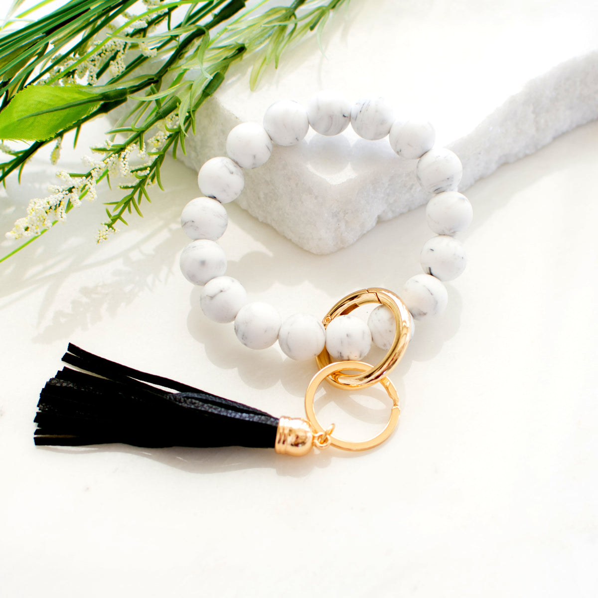 Silicone Key Ring Bracelet