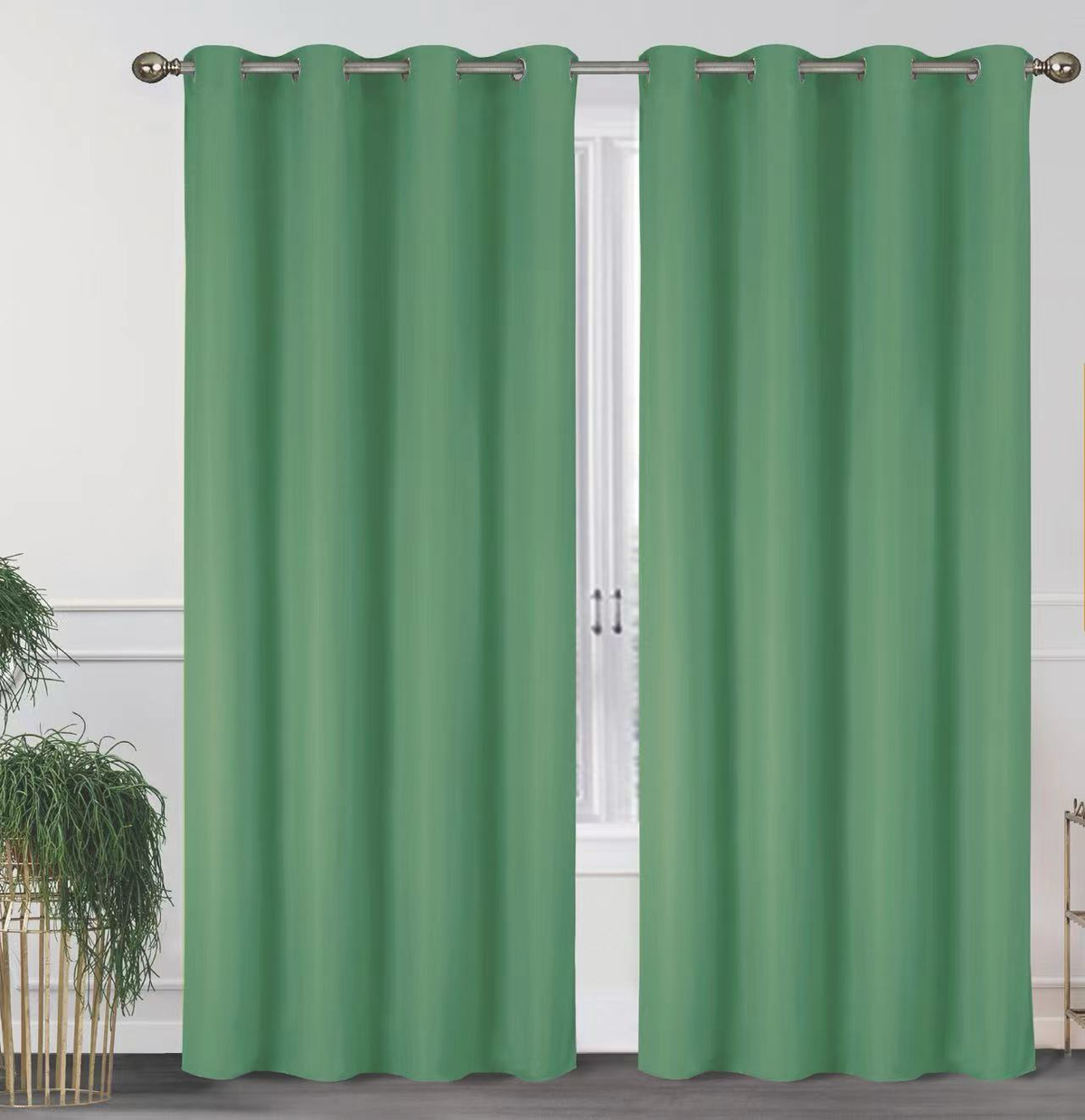 2-Pack Solid Thermal Blackout Curtain Panels - 55" x 84"