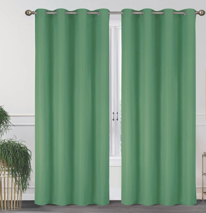 2-Pack Solid Thermal Blackout Curtain Panels - 55" x 84"