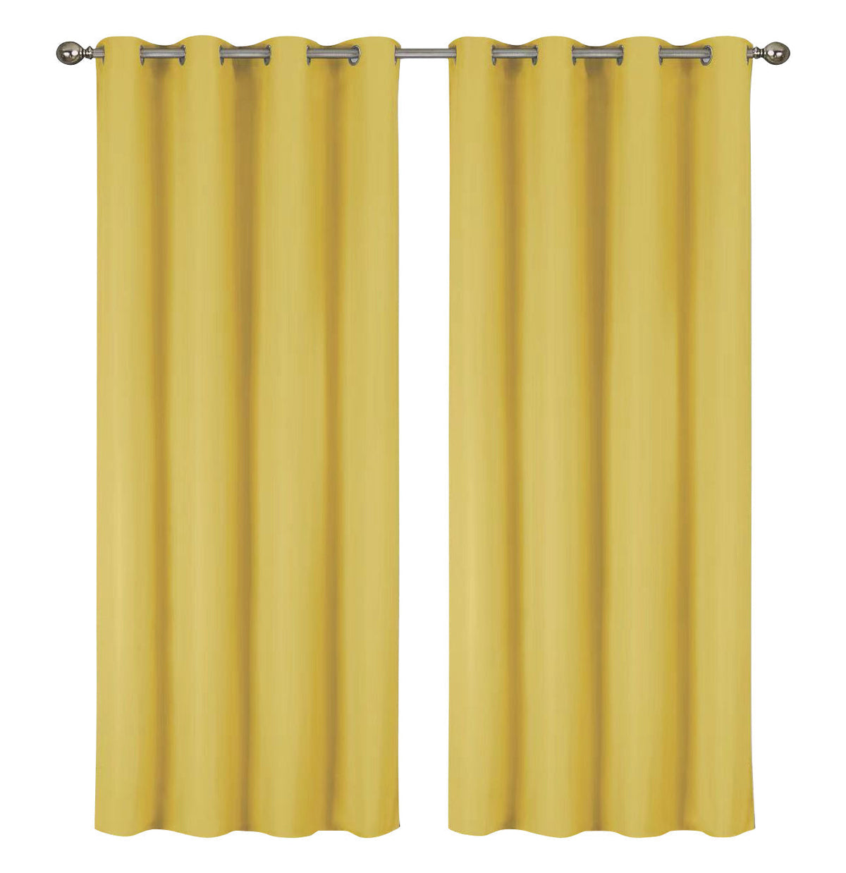 2-Pack Solid Thermal Blackout Curtain Panels - 55" x 84"