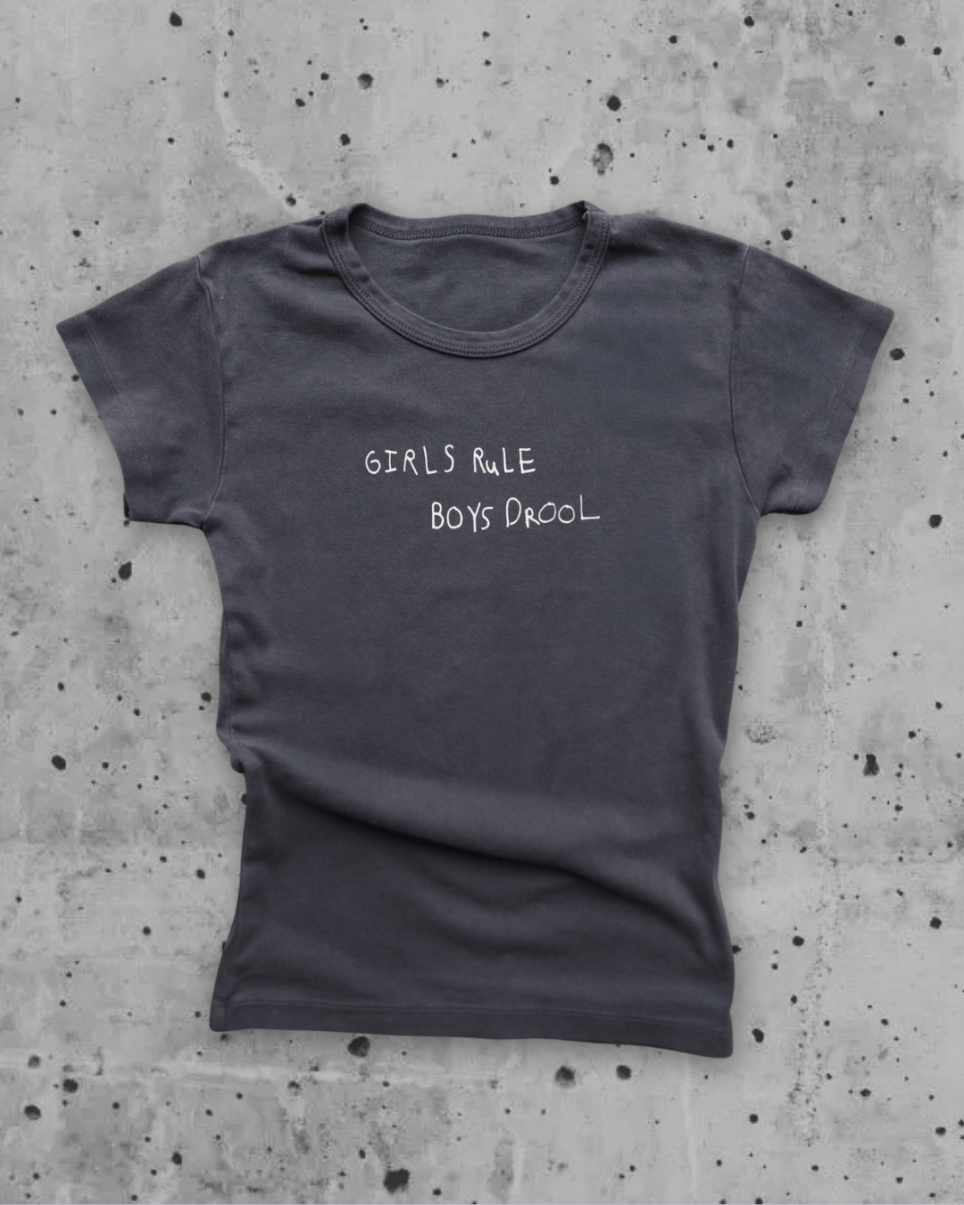 "Girls Rule Boys Drool" Baby Tee