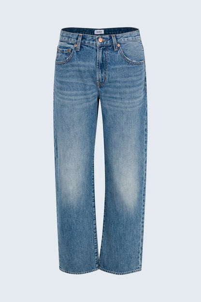 Lexi Mid Rise Bowed Straight - Metropolis
