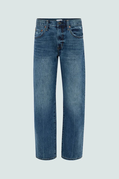 Lexi Mid Rise Bowed Straight- Artisan