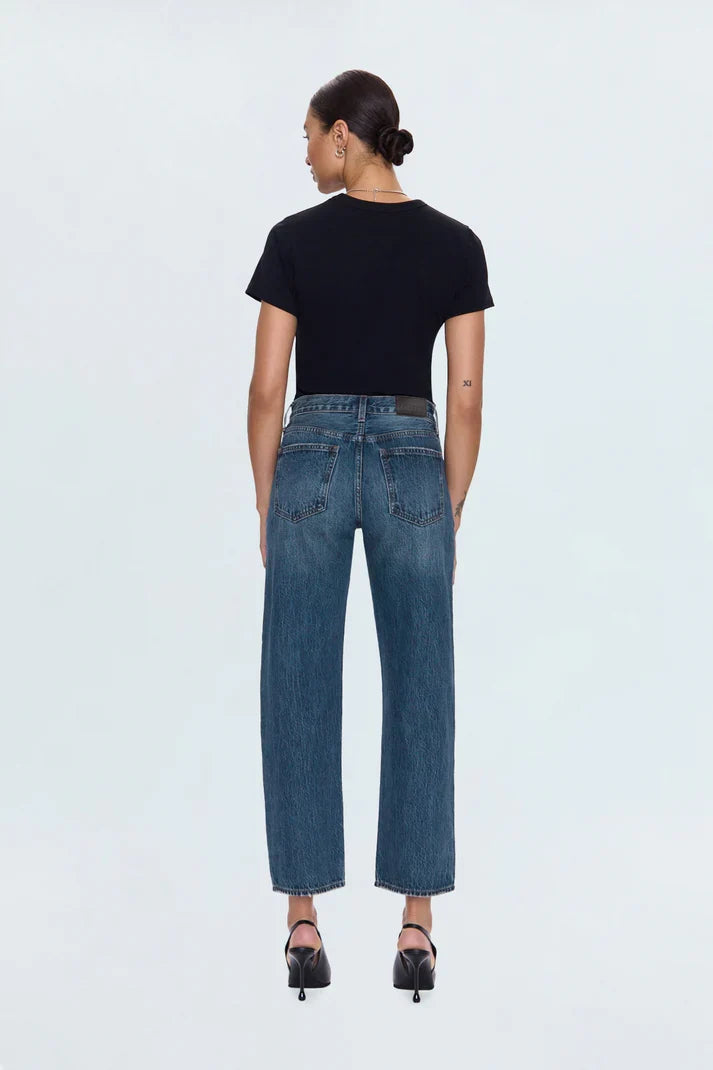 Lexi Mid Rise Bowed Straight- Artisan