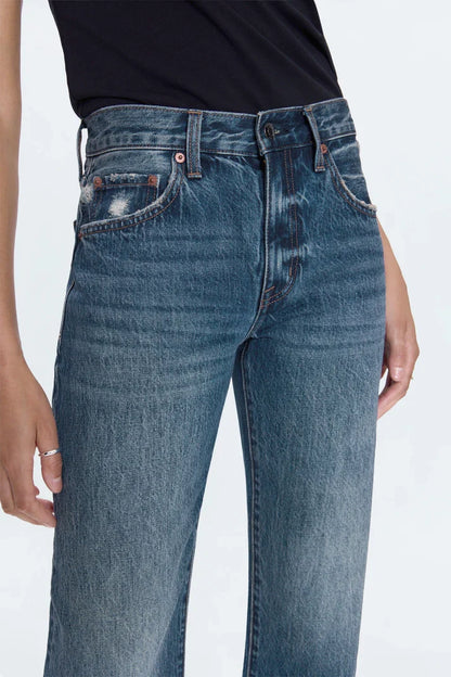 Lexi Mid Rise Bowed Straight- Artisan