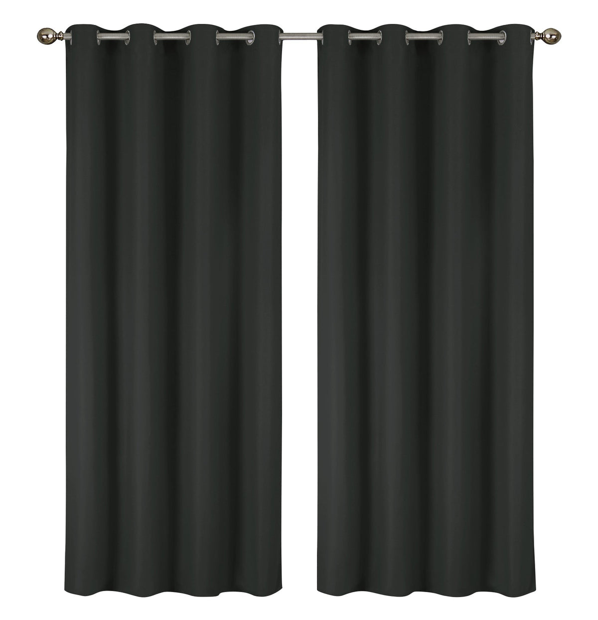2-Pack Solid Thermal Blackout Curtain Panels - 55" x 84"
