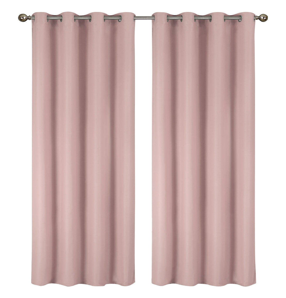 2-Pack Solid Thermal Blackout Curtain Panels - 55" x 84"