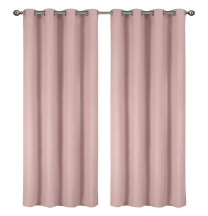 2-Pack Solid Thermal Blackout Curtain Panels - 55" x 84"