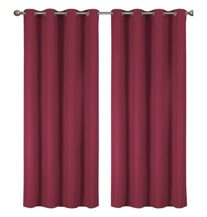 2-Pack Solid Thermal Blackout Curtain Panels - 55" x 84"