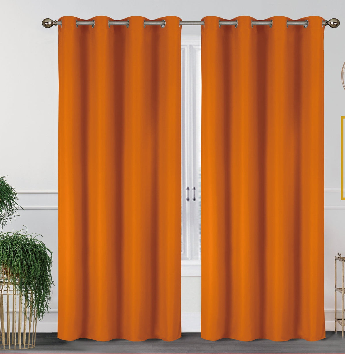 2-Pack Solid Thermal Blackout Curtain Panels - 55" x 84"