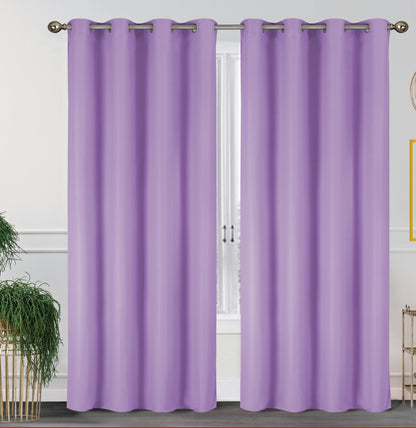 2-Pack Solid Thermal Blackout Curtain Panels - 55" x 84"