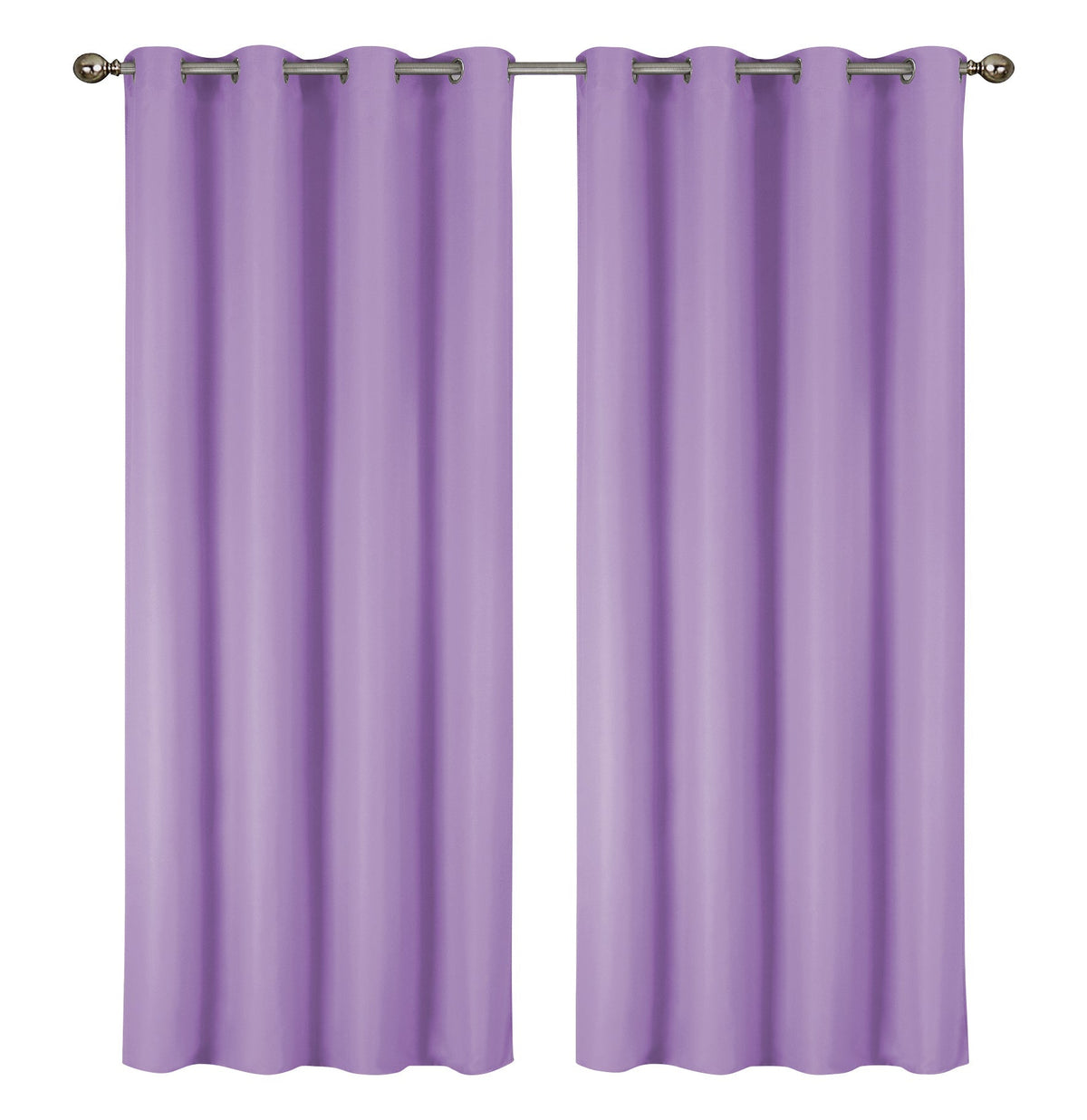 2-Pack Solid Thermal Blackout Curtain Panels - 55" x 84"