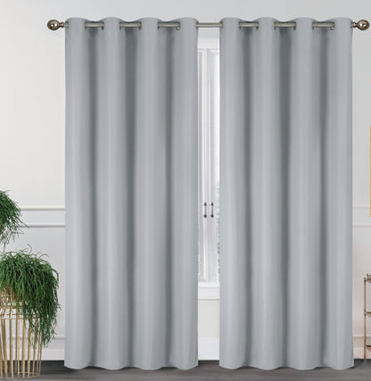 2-Pack Solid Thermal Blackout Curtain Panels - 55" x 84"