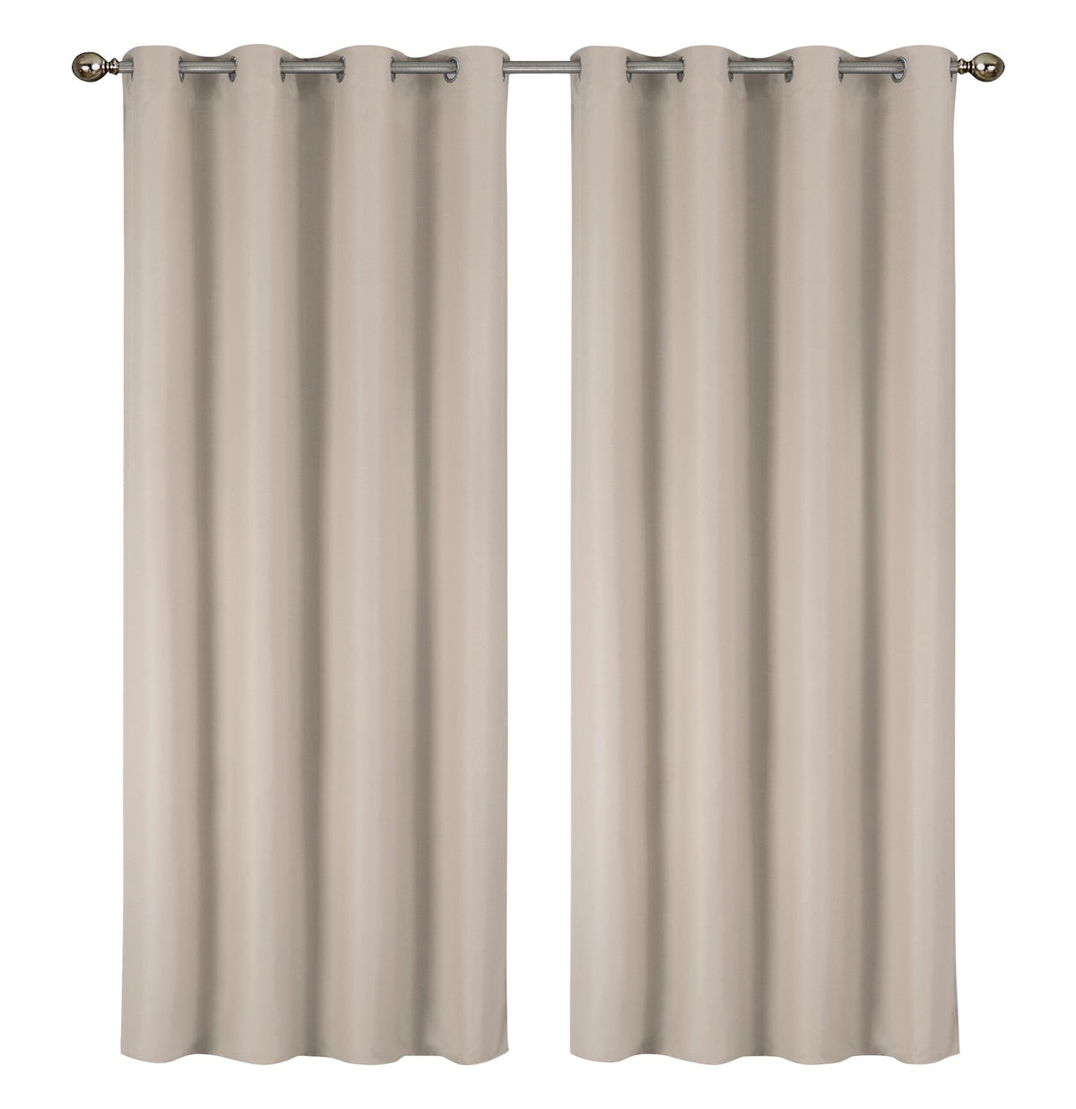2-Pack Solid Thermal Blackout Curtain Panels - 55" x 84"