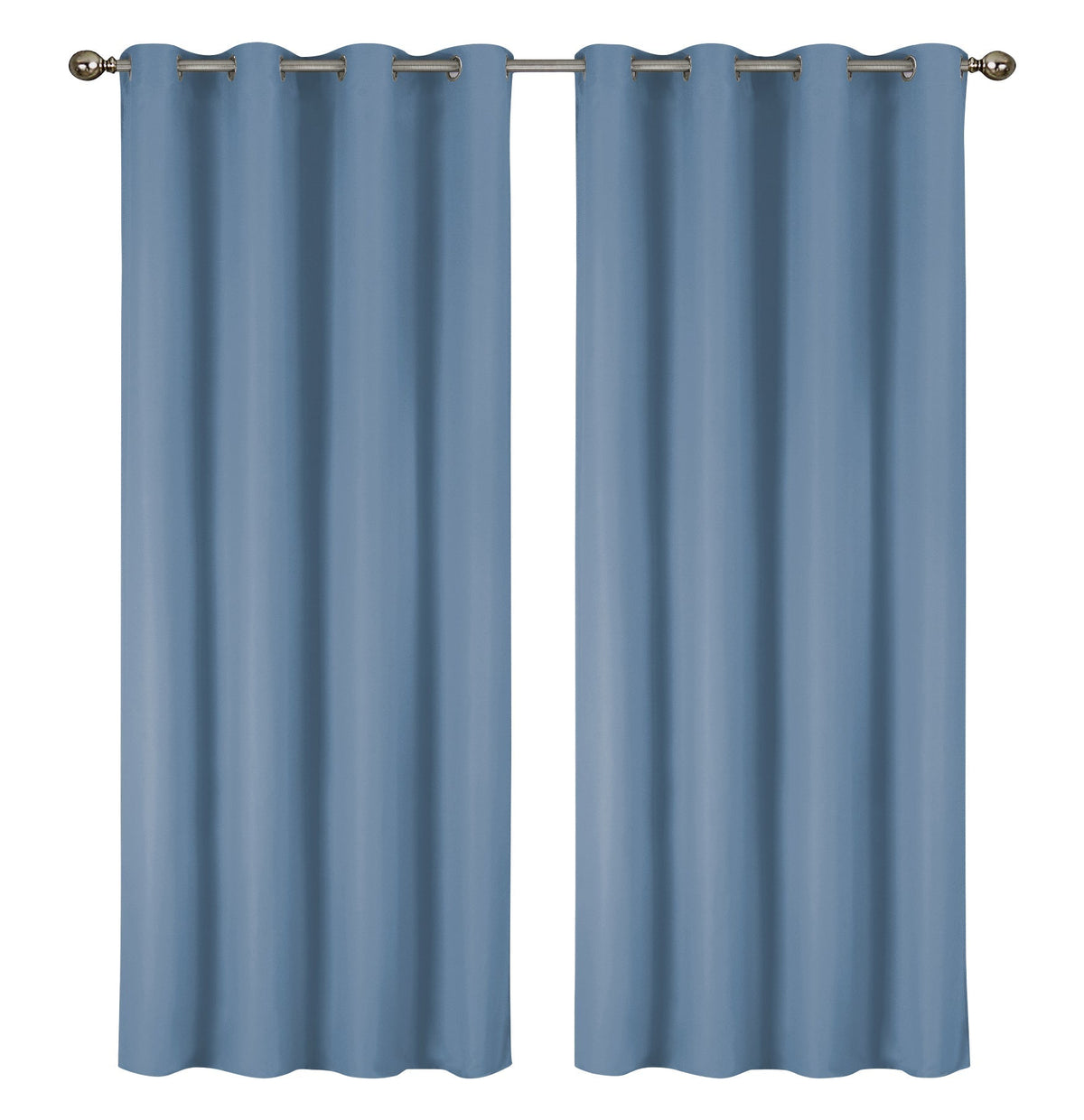 2-Pack Solid Thermal Blackout Curtain Panels - 55" x 84"