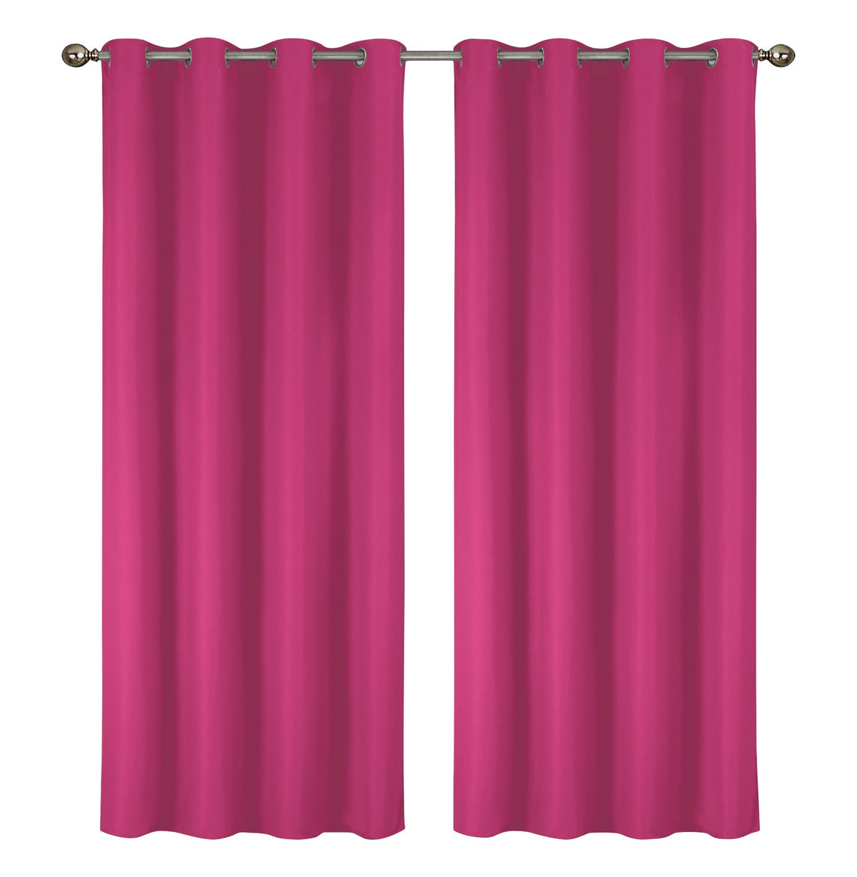 2-Pack Solid Thermal Blackout Curtain Panels - 55" x 84"