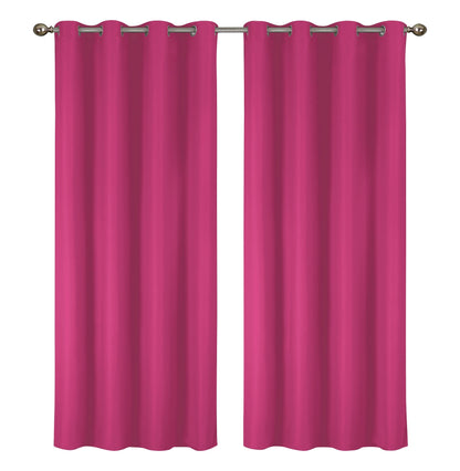 2-Pack Solid Thermal Blackout Curtain Panels - 55" x 84"