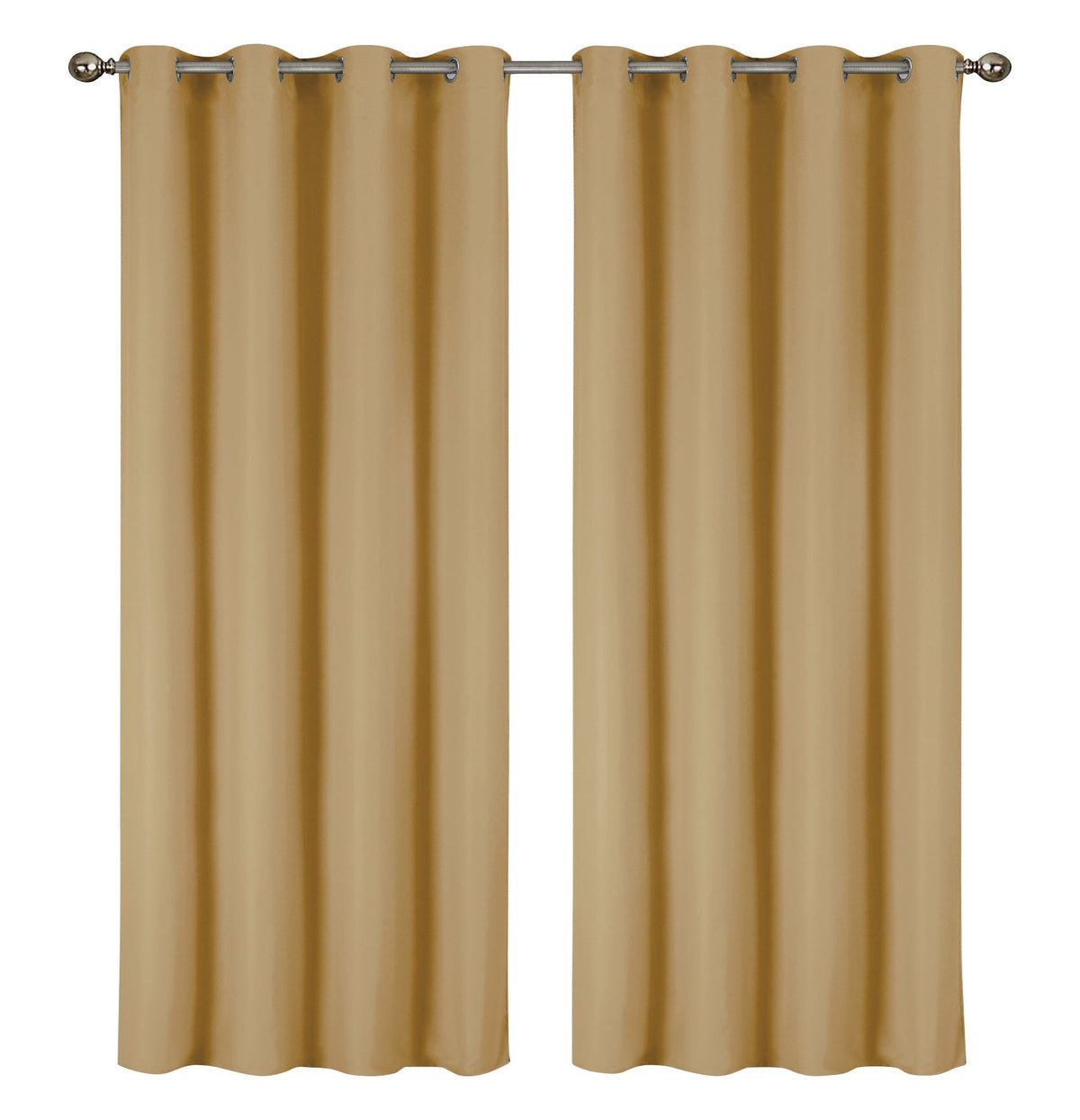 2-Pack Solid Thermal Blackout Curtain Panels - 55" x 84"