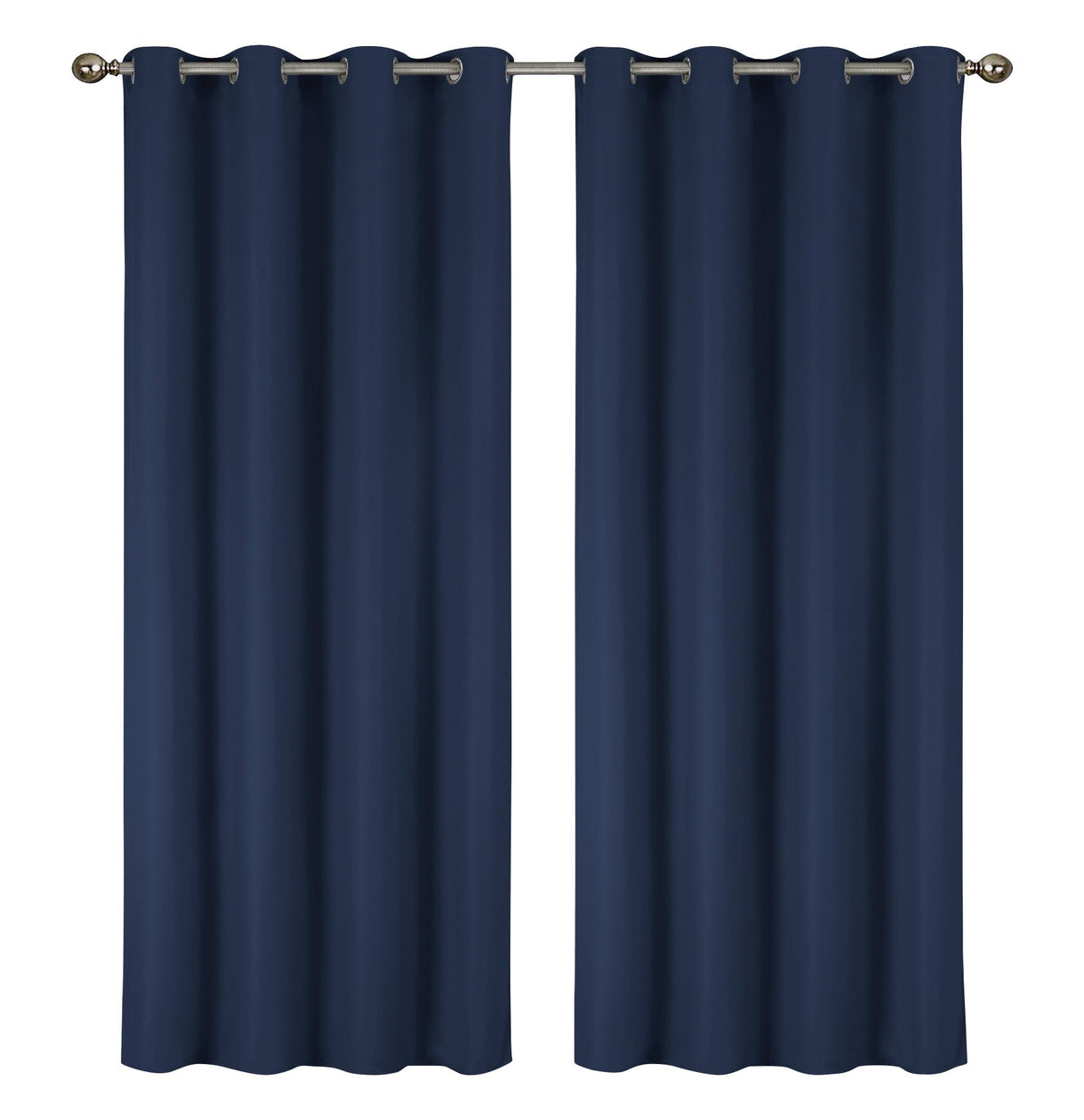 2-Pack Solid Thermal Blackout Curtain Panels - 55" x 84"