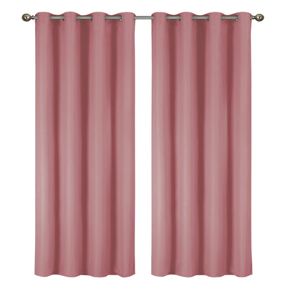 2-Pack Solid Thermal Blackout Curtain Panels - 55" x 84"