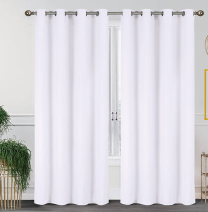 2-Pack Solid Thermal Blackout Curtain Panels - 55" x 84"