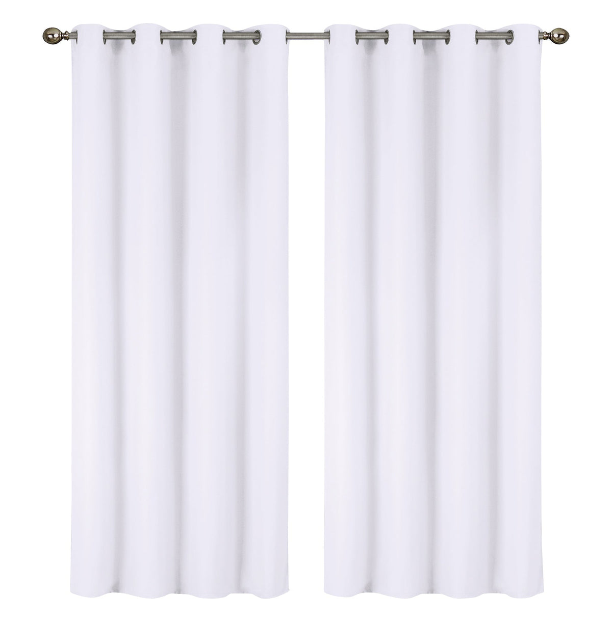 2-Pack Solid Thermal Blackout Curtain Panels - 55" x 84"