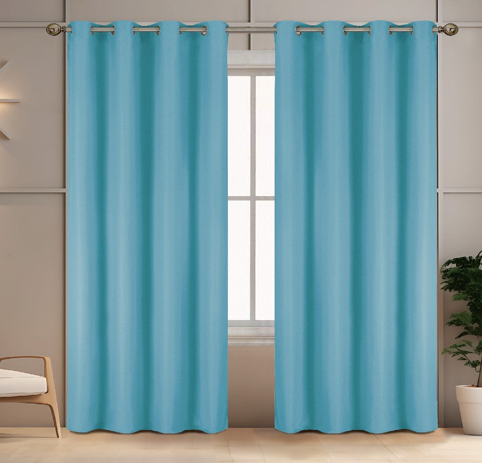 2-Pack Solid Thermal Blackout Curtain Panels - 55" x 84"
