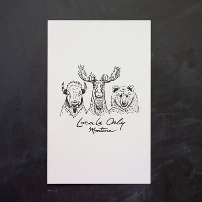"Locals Only" Poster