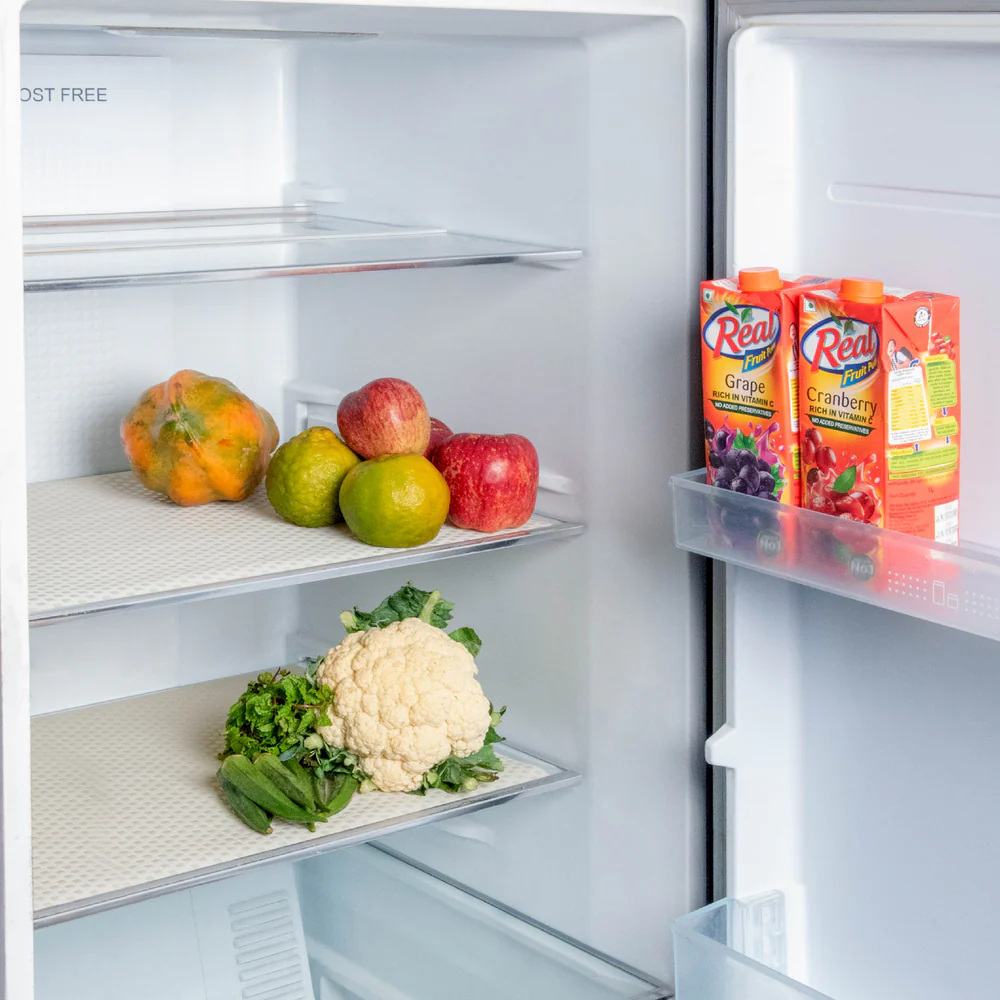 Anti-Slip Drawer and Fridge Mat - PVC Sheet Roll (45cm x 150cm) for Cabinets, Shelves, and Refrigerators