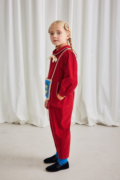 CORDUROY LONG SLEEVE ZORA JUMPSUIT