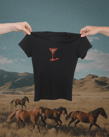 "Montana Martini" Baby Tee