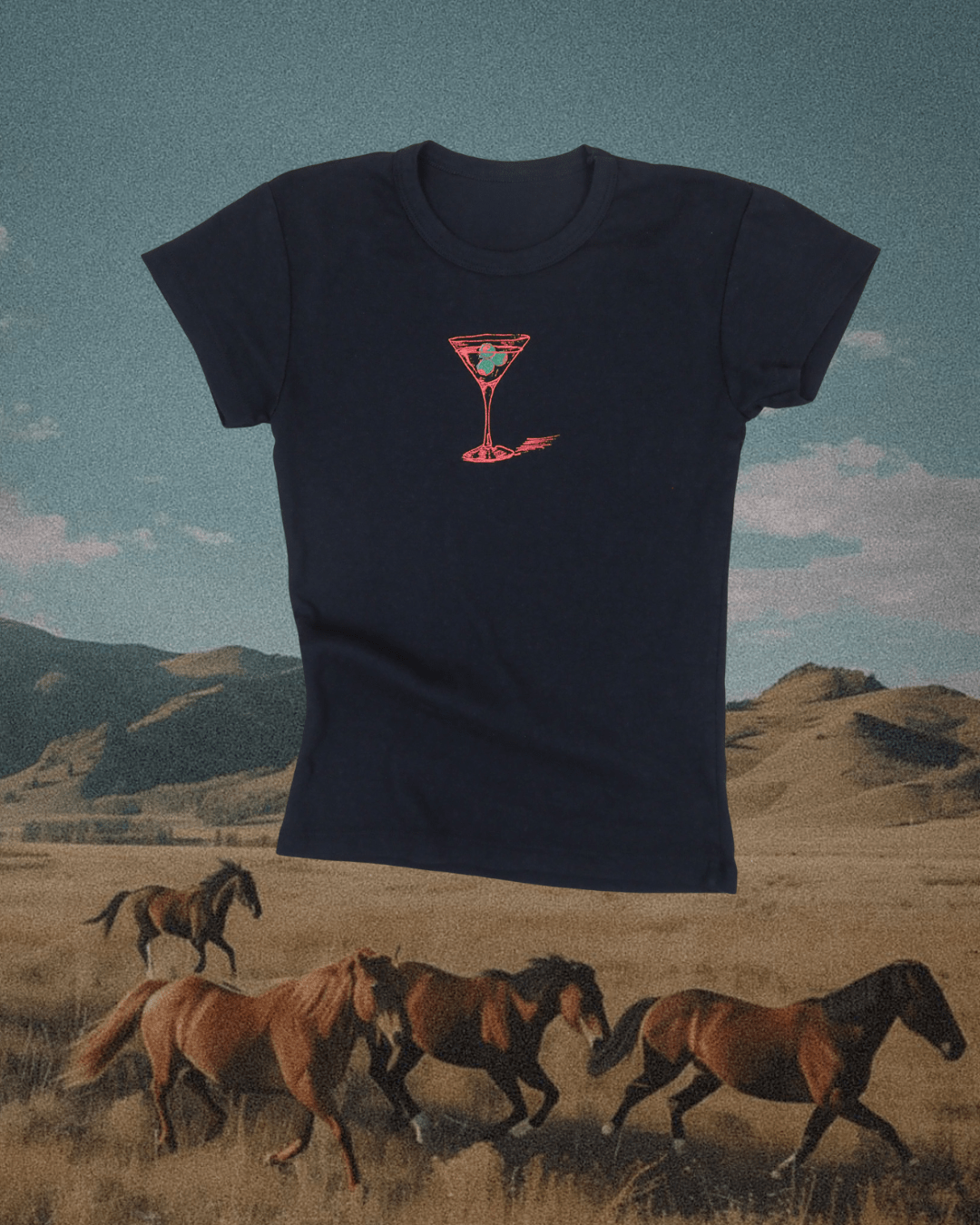 "Montana Martini" Baby Tee