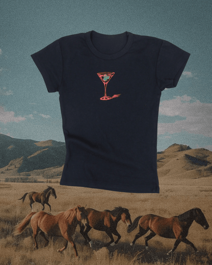 "Montana Martini" Baby Tee