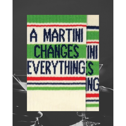 A Martini Changes Everything Gym Crew Socks