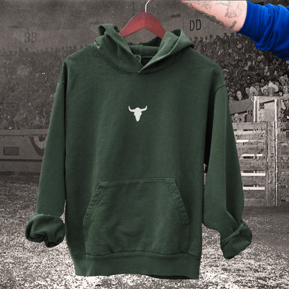 "Bison Skull" Ivy Hoodie